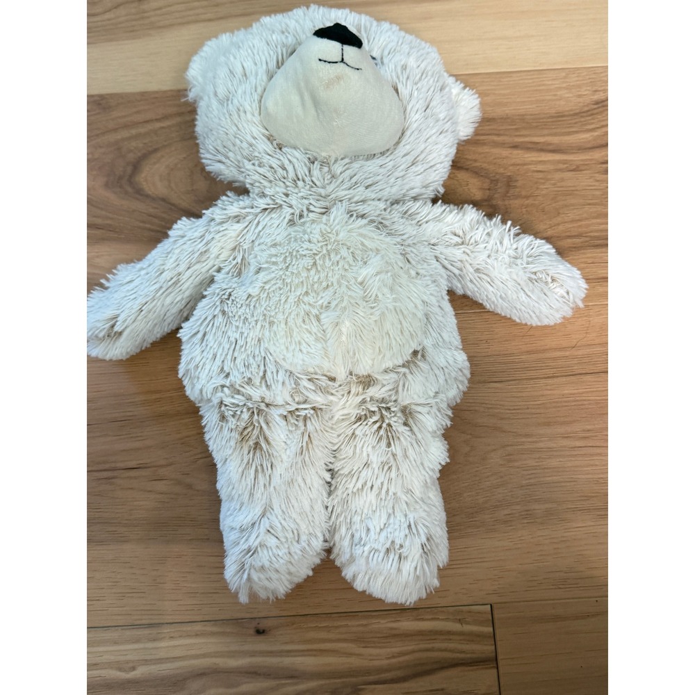 Warmies Teddy Bear Cream Microwavable Weighted Plush Lavender Scented